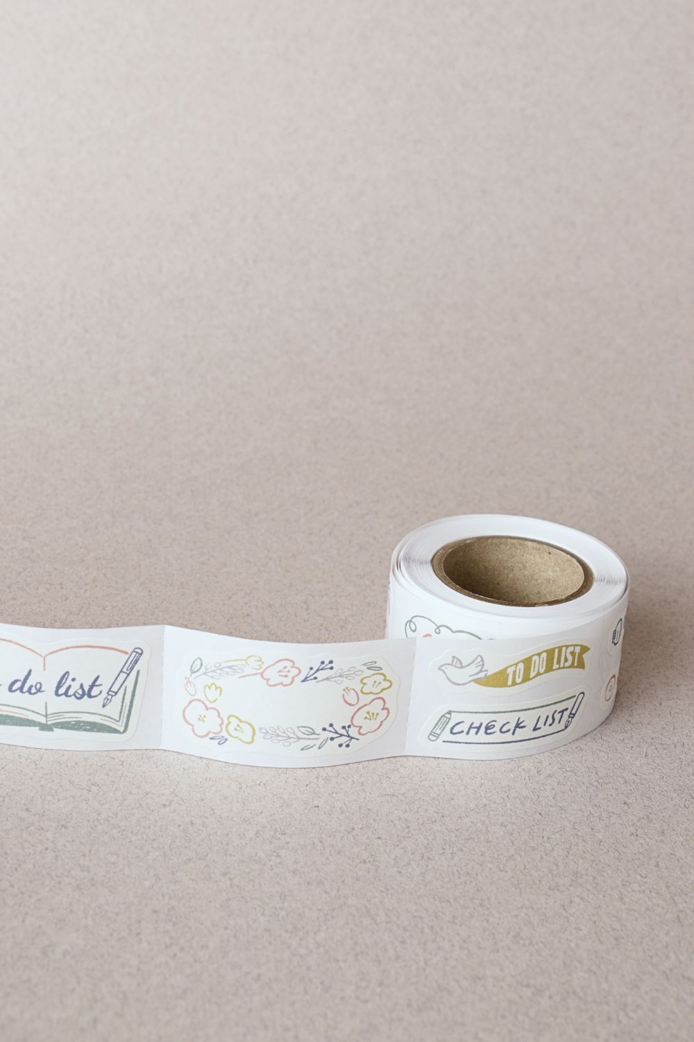 Roll Sticker Yuru Log - To Do List - Midori