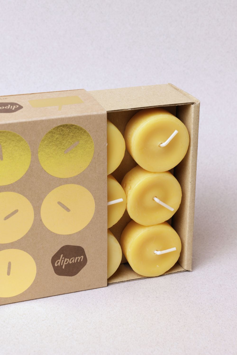 Boite 18 bougies Chauffe Plat en 100 % cire d&