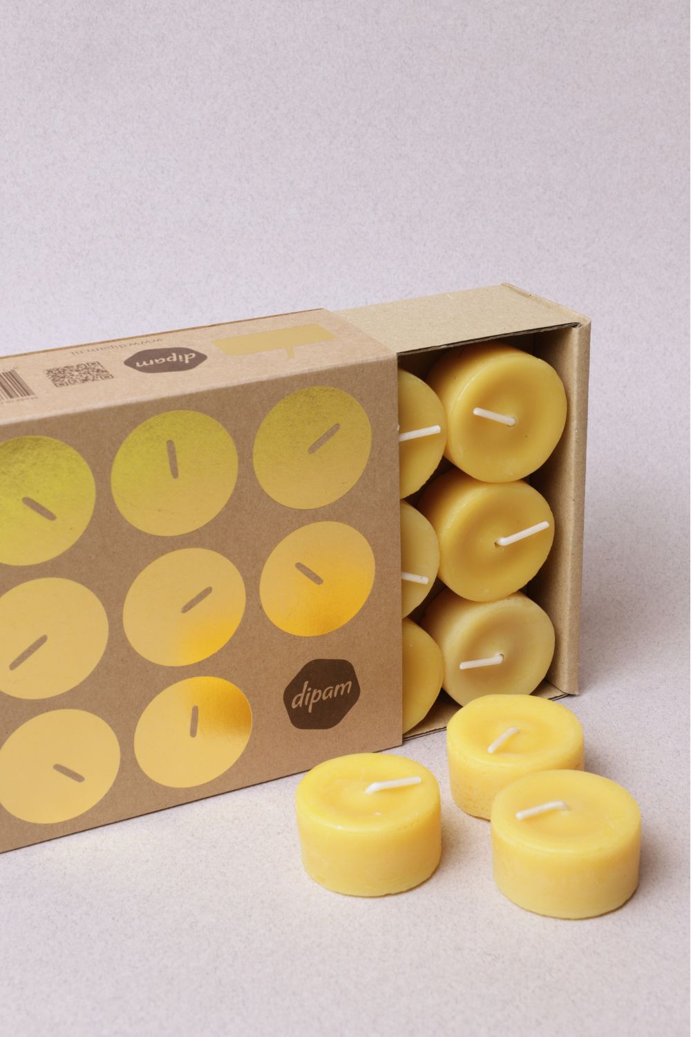 Boite 18 bougies Chauffe Plat en 100 % cire d&