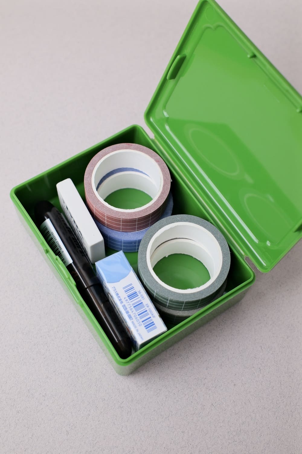 Mini Boite Rétro - Verte & Ivoire - Hightide