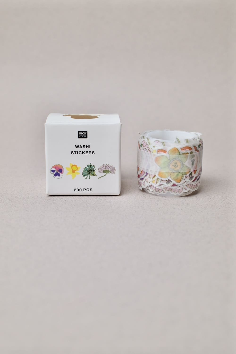 Autocollant Washi Fleurs Futschikato - Rico Design