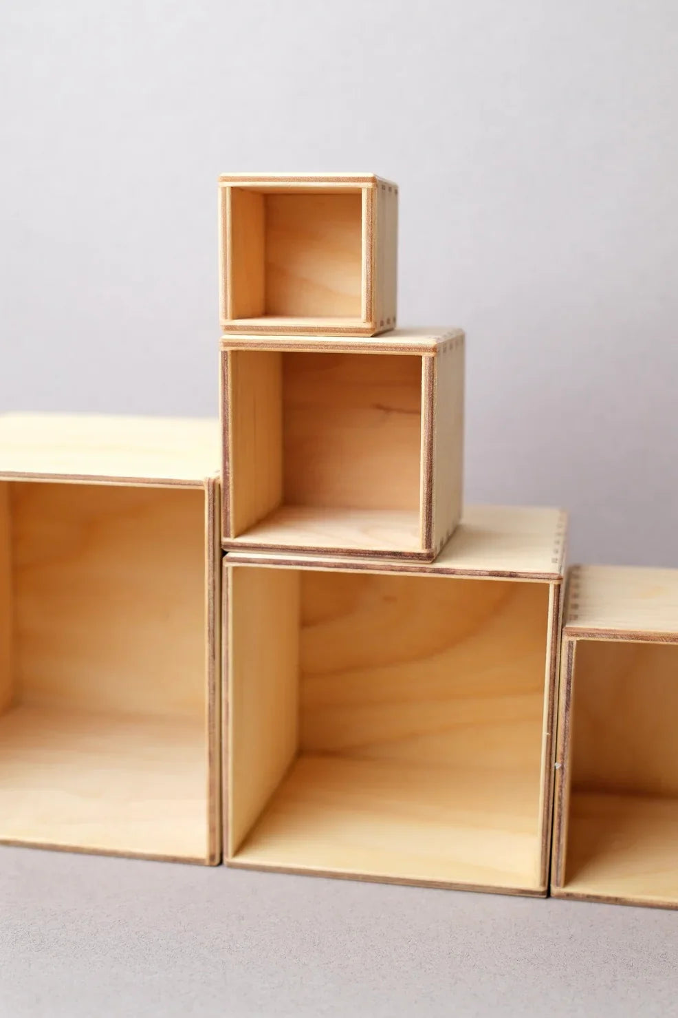 Set de boîtes en bois naturel – Grimm’s