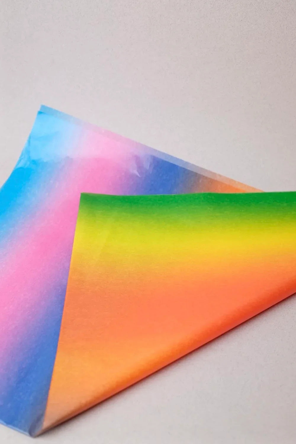 Papier de soie Japonais Arc en Ciel 50x70 cm - Feuille vendu à l&