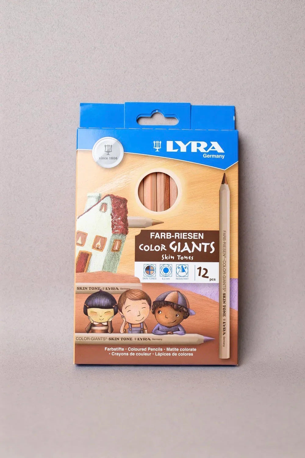 Crayons de couleurs COLOR GIANTS SKIN TONES - Lyra