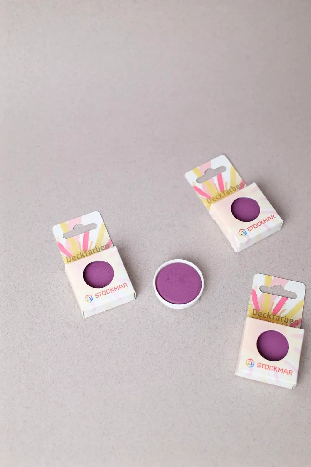 Coupelle de Recharge de Gouache - 12 Couleurs - Stockmar