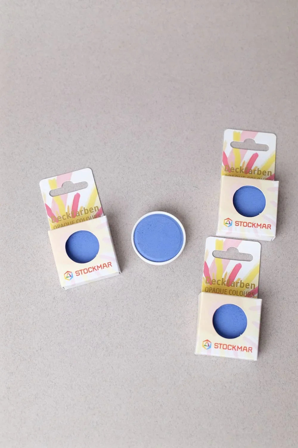 Coupelle de Recharge de Gouache - 12 Couleurs - Stockmar