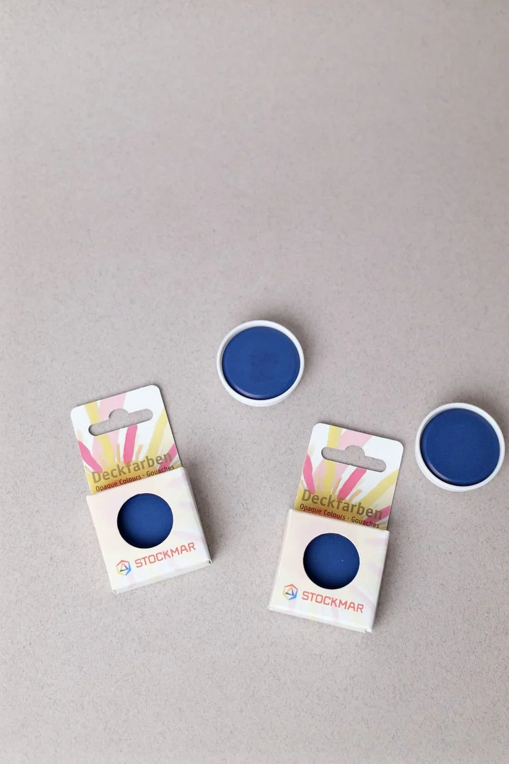 Coupelle de Recharge de Gouache - 12 Couleurs - Stockmar