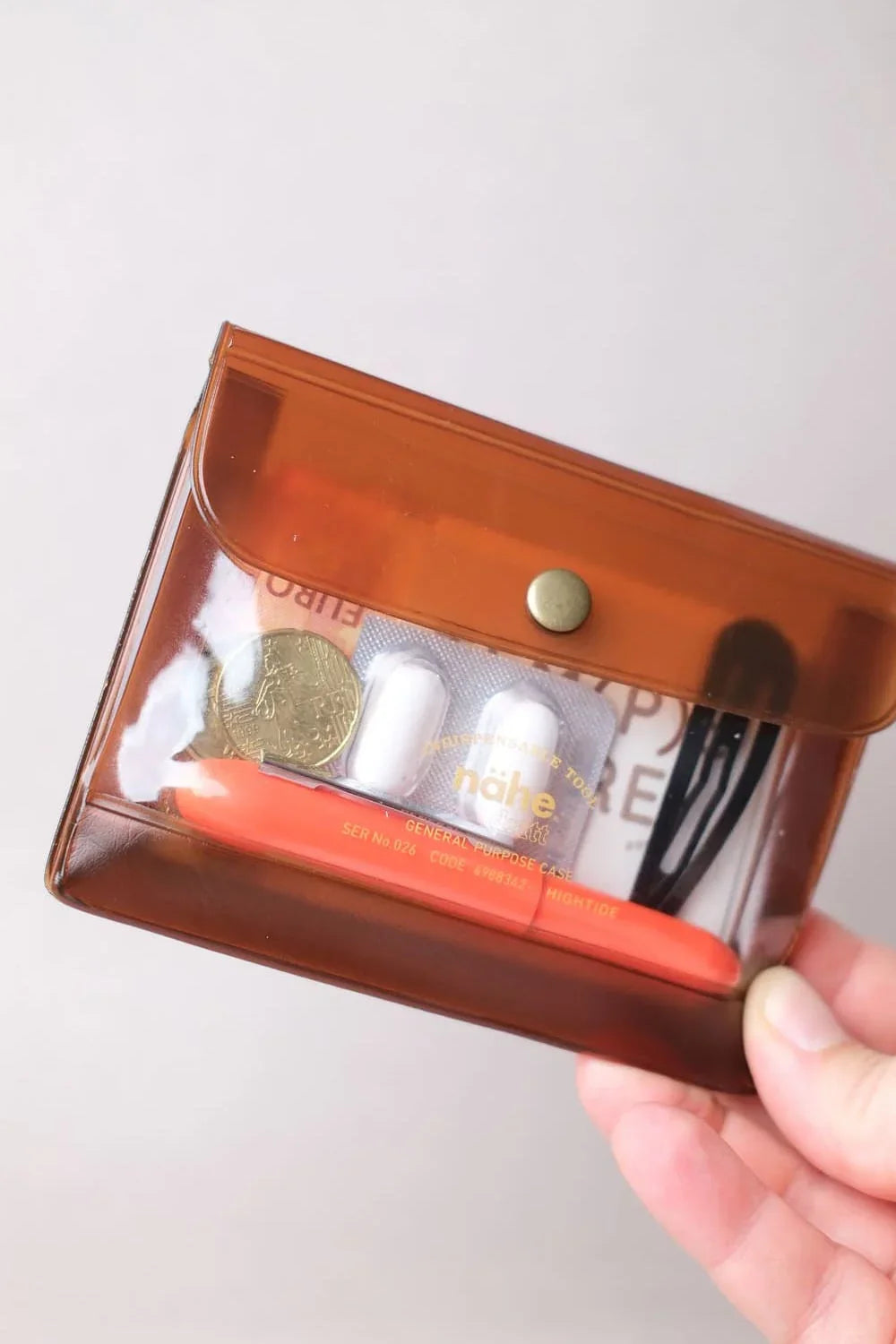Général Purpose Case A7 - Clear & Clear Brown - Nähe