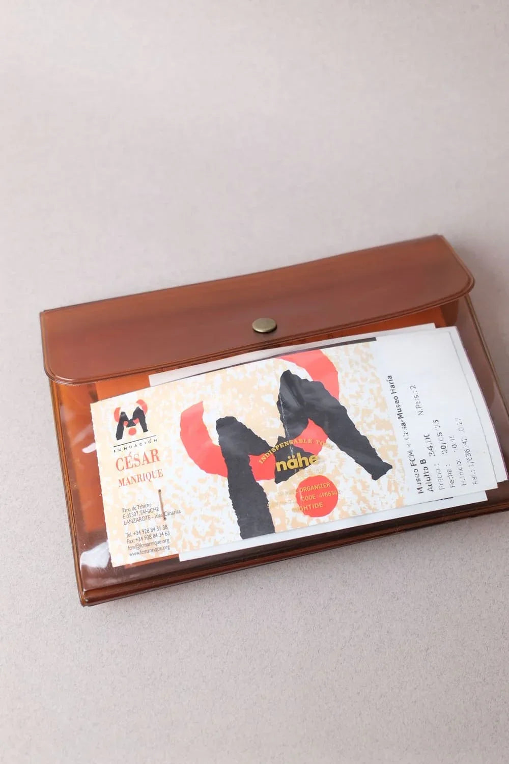 Travel Organizer - Clear & Clear Brown - Nähe