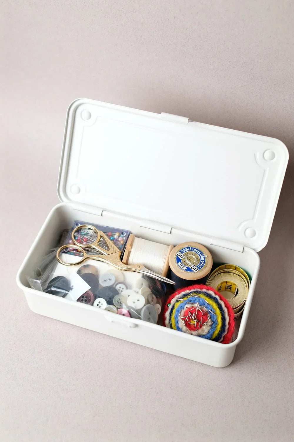 Boite Outils & Rangement T-190 Blanche - Toyo Steel
