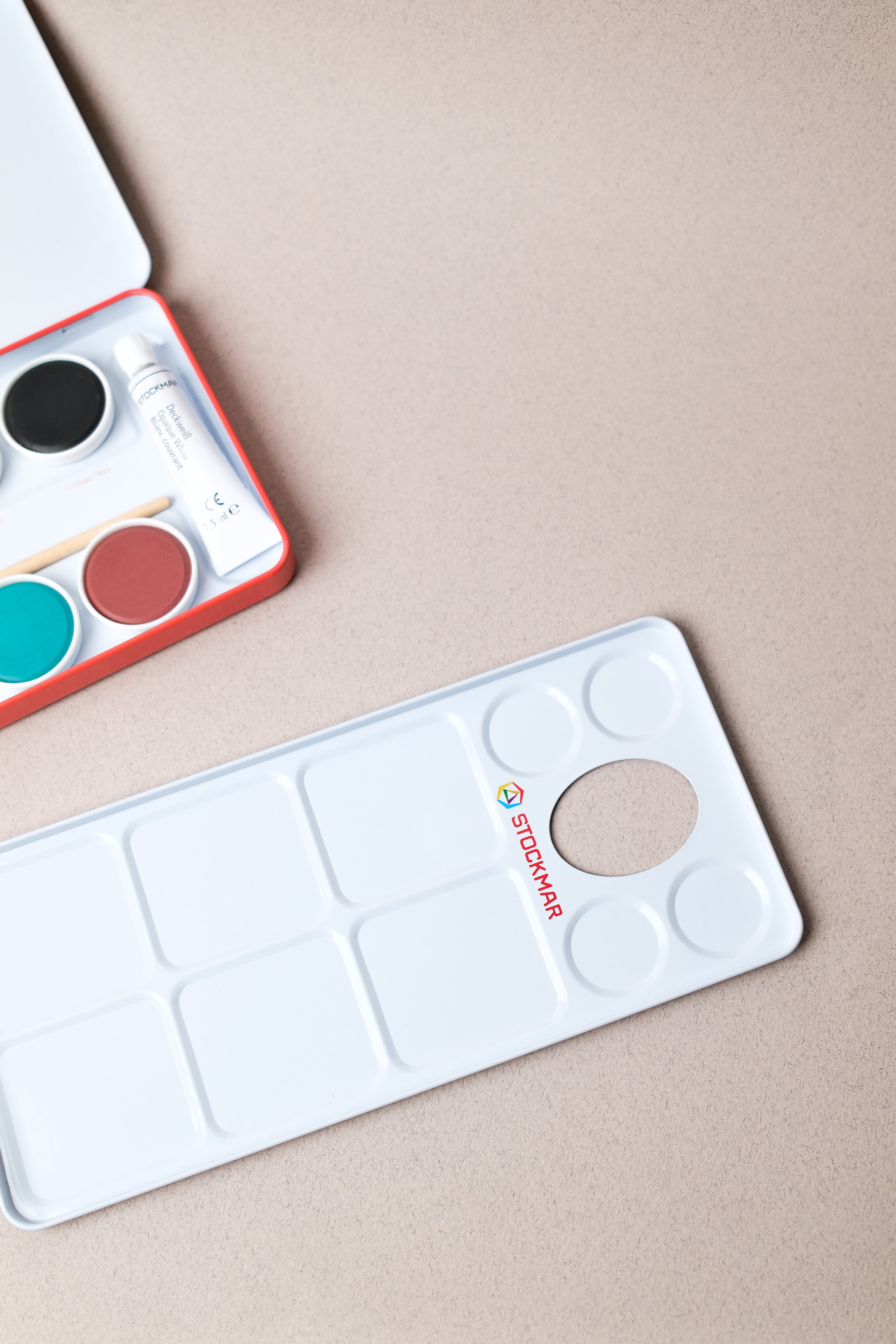 Palette de Gouache 12 Couleurs - Stockmar