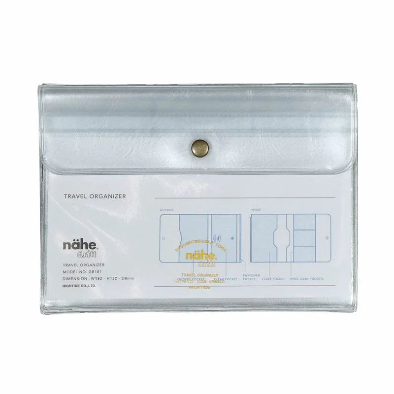 Travel Organizer - Clear & Clear Brown - Nähe