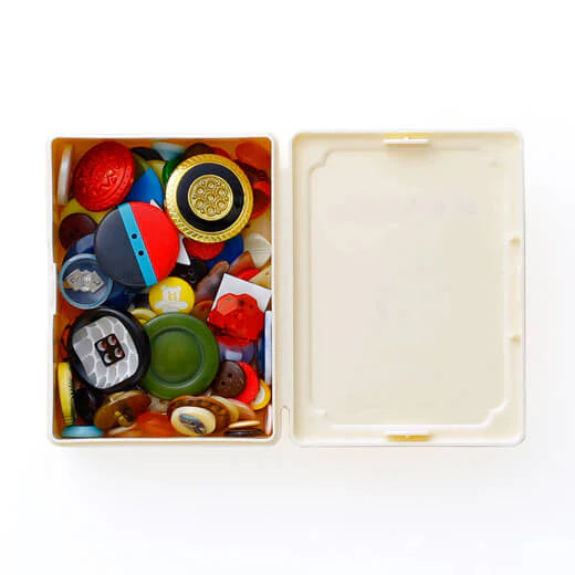 Mini Boite Rétro - Verte & Ivoire - Hightide