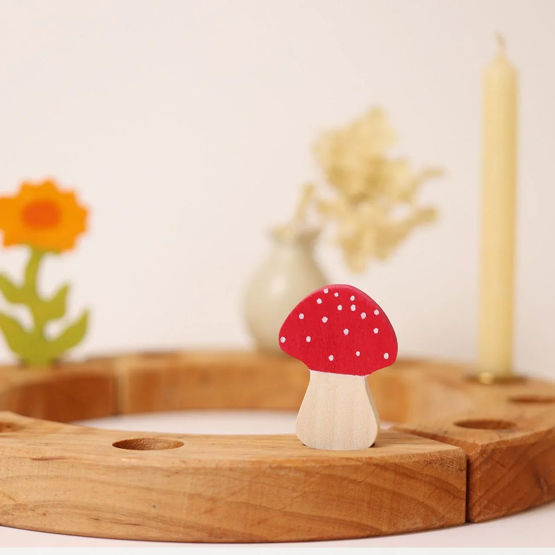 Figurine en bois Amanite - Grimm&