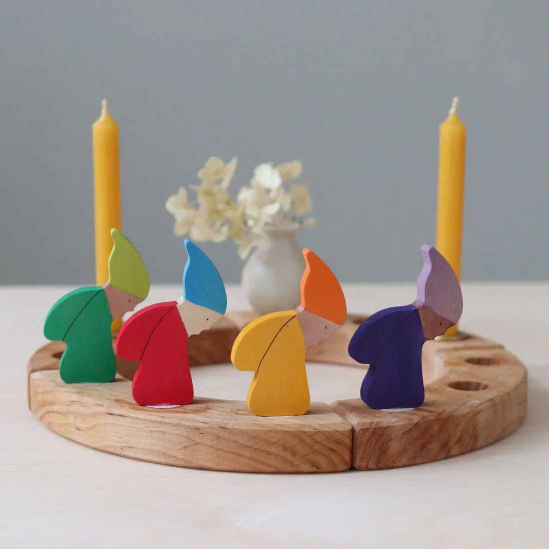 Figurine en bois Lutin d&