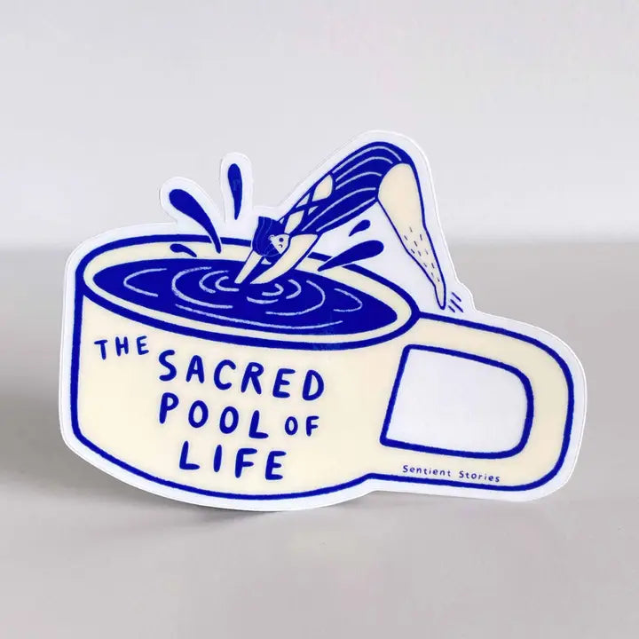 Autocollant Bassin Sacré en Vinyle - Sentient Stories