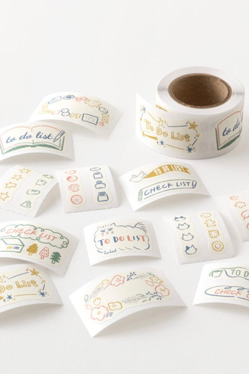 Roll Sticker Yuru Log - To Do List - Midori