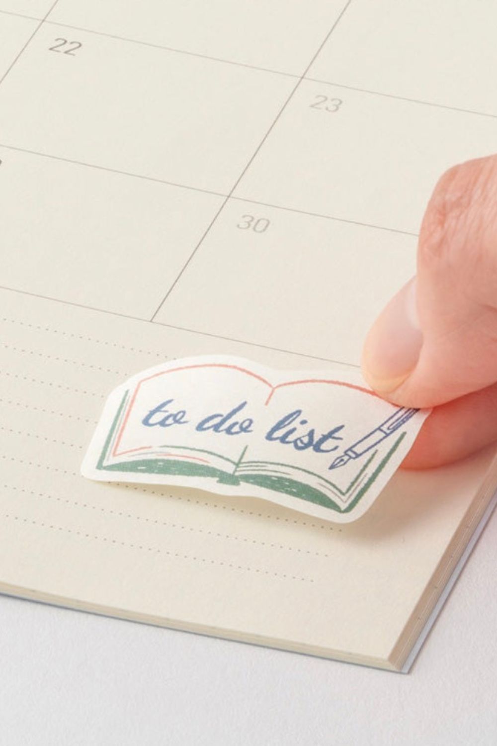 Roll Sticker Yuru Log - To Do List - Midori