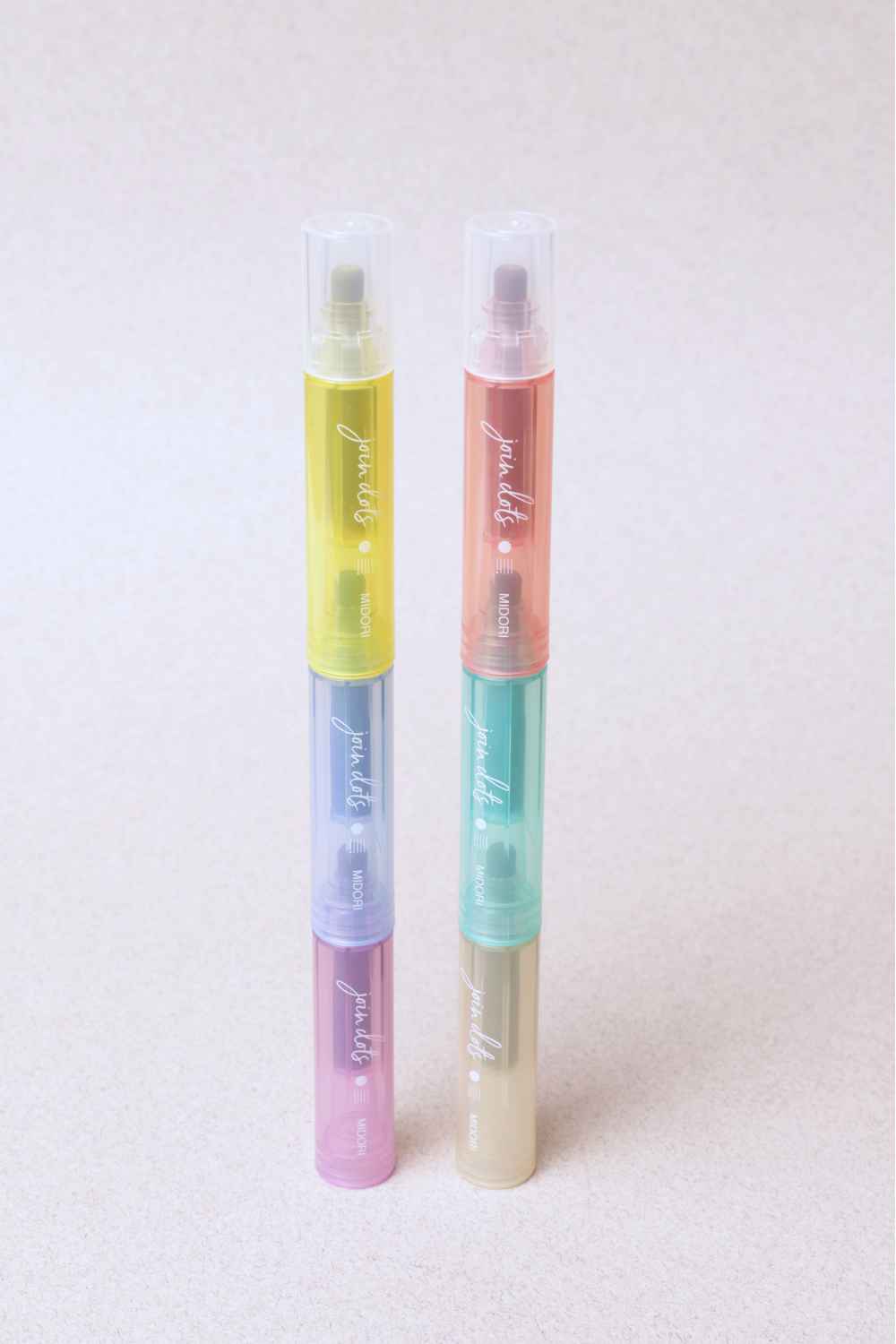 Feutres Empilables - 2 Mix de Couleurs - Midori