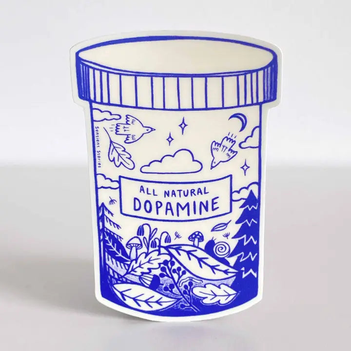 Autocollant Dopamine Vinyle - Sentient Stories