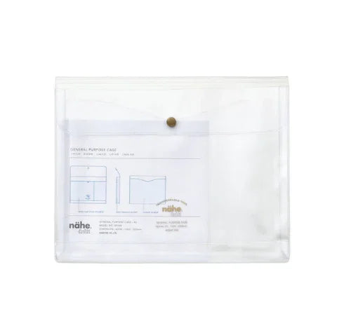Général Purpose Case A5 - Clear &amp; Clear Brown - Nähe