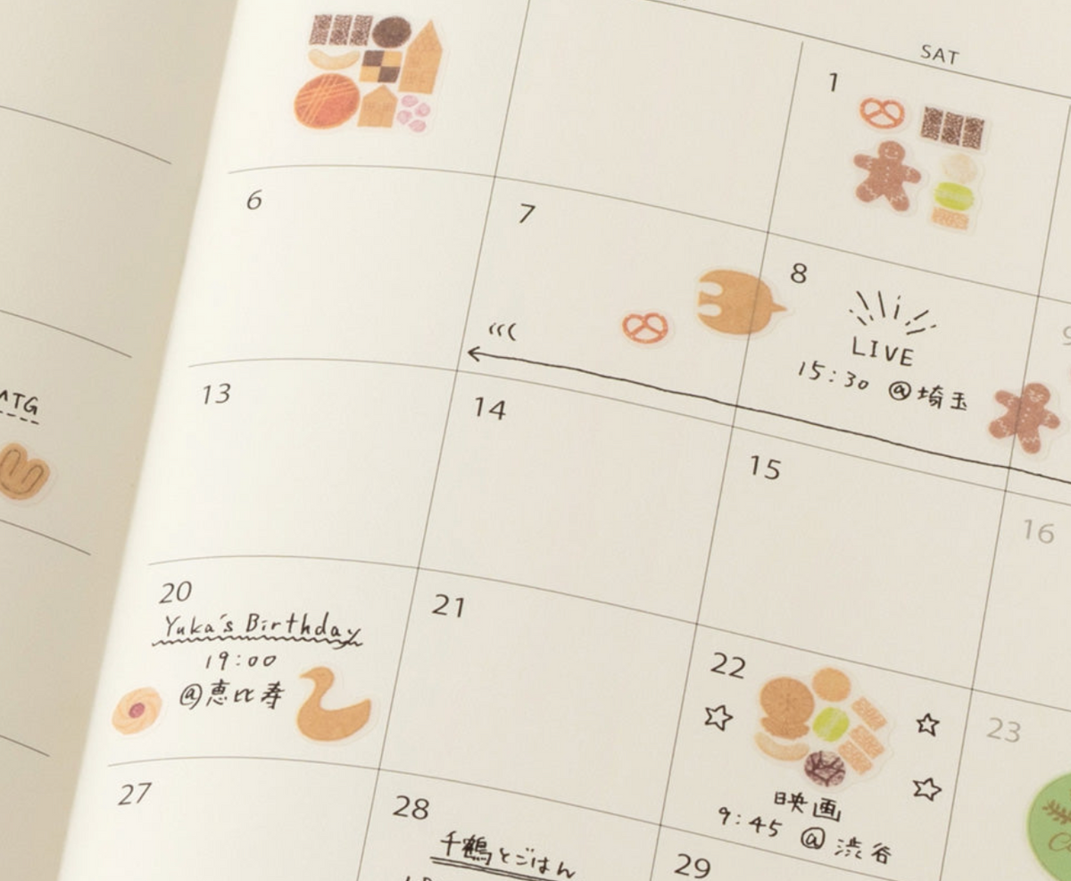 Stickers repositionnables - Cookies - Midori