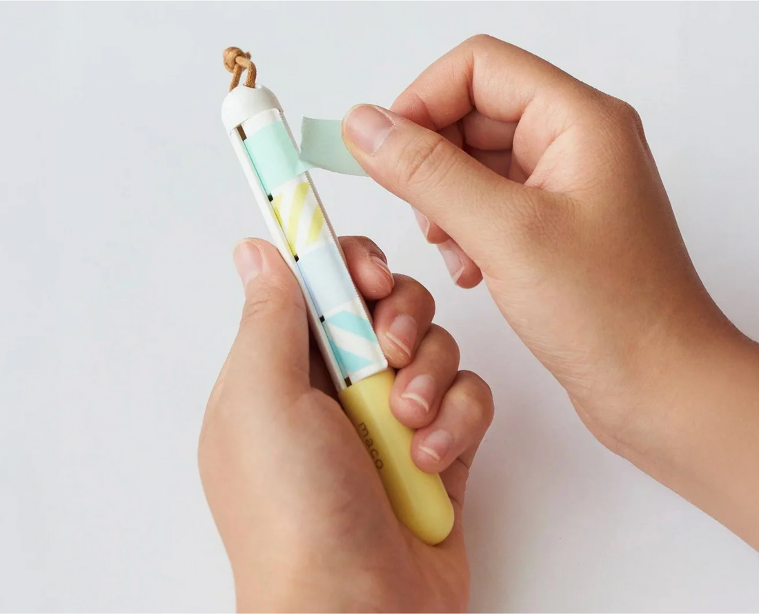 Porte washi tape blanc - Kanmido