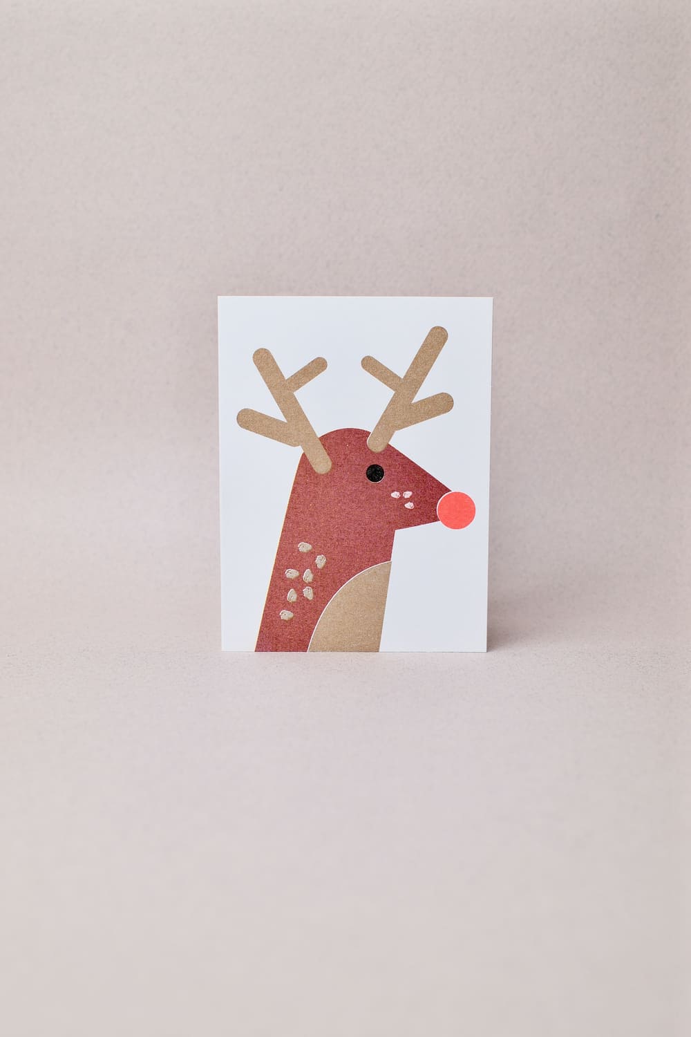 Mini-carte Rudolph Le Renne au Nez Rouge - Scout Éditions