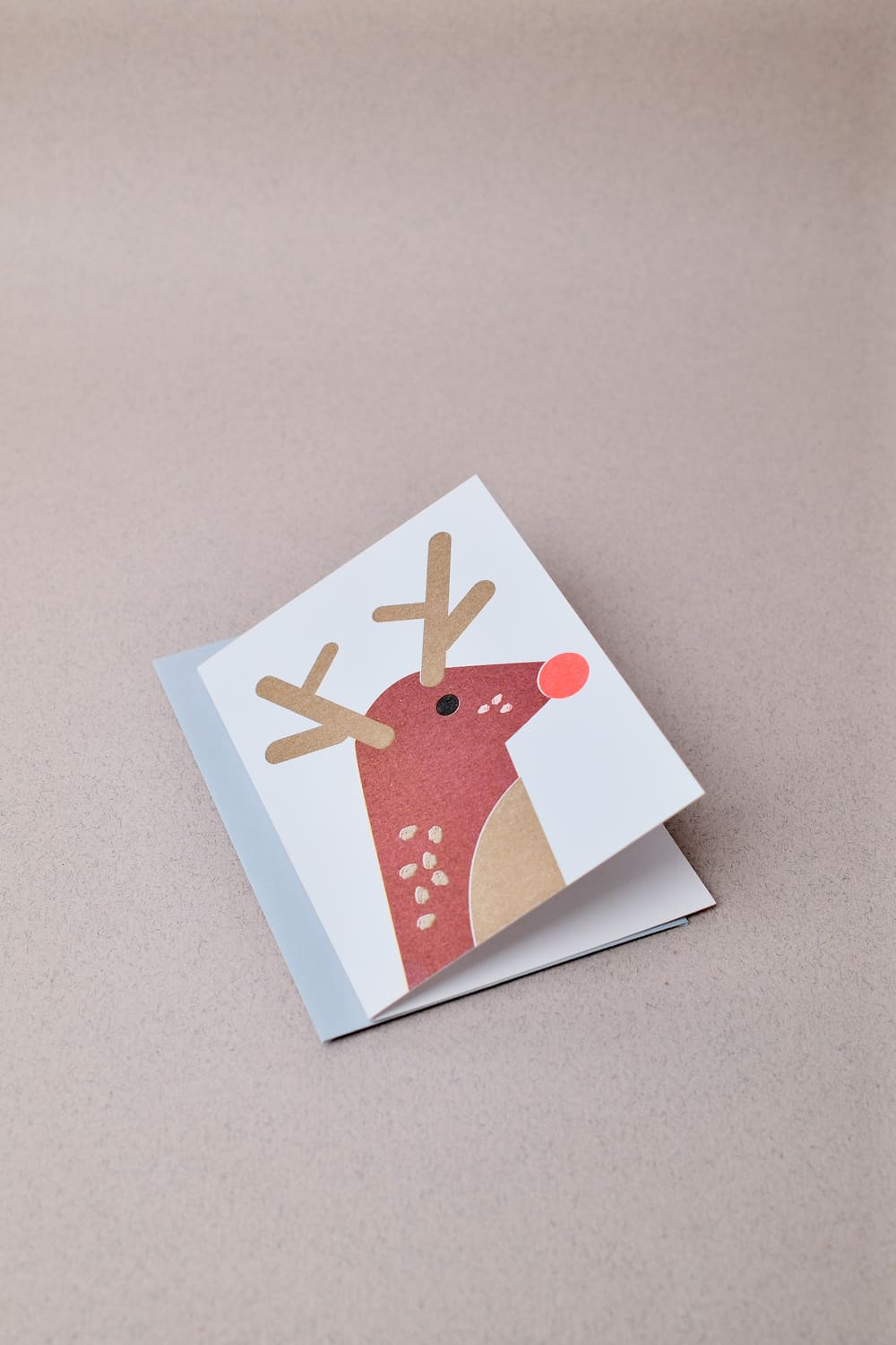 Mini-carte Rudolph Le Renne au Nez Rouge - Scout Éditions