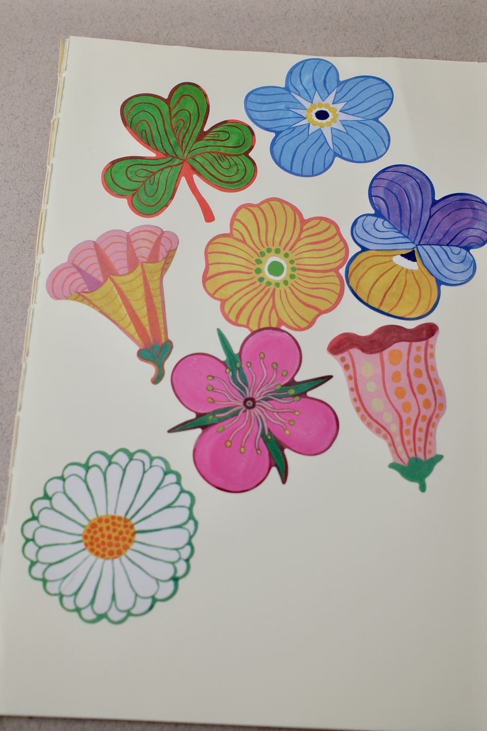 Autocollants Fleurs - Rico Design x Maja Sten