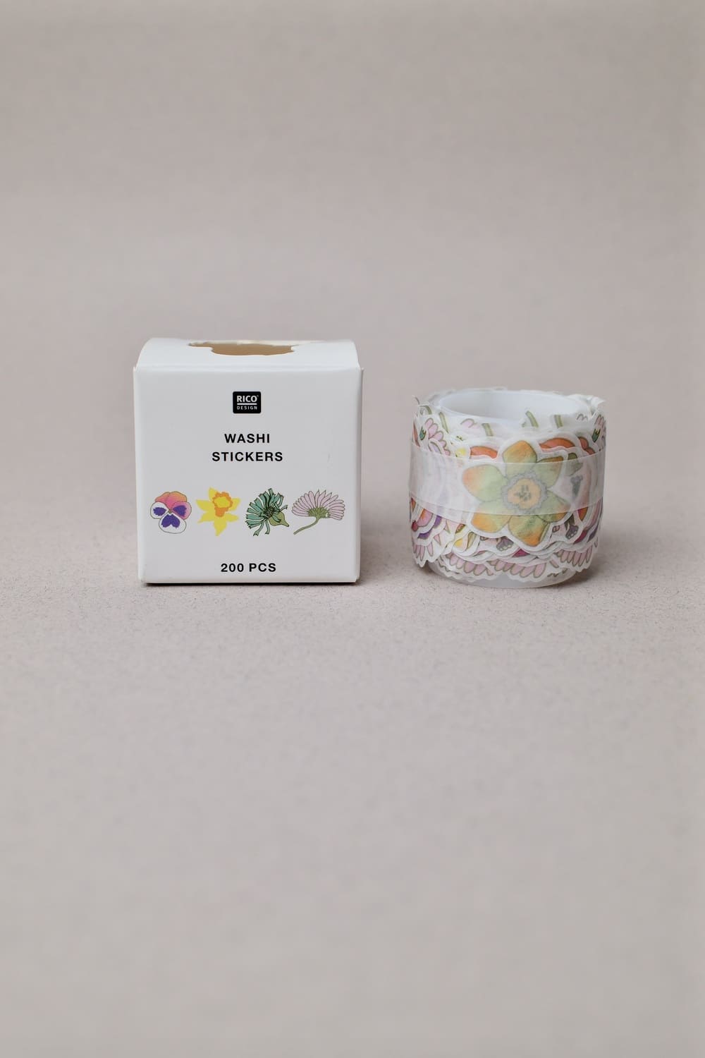 Autocollant Washi Fleurs Futschikato - Rico Design