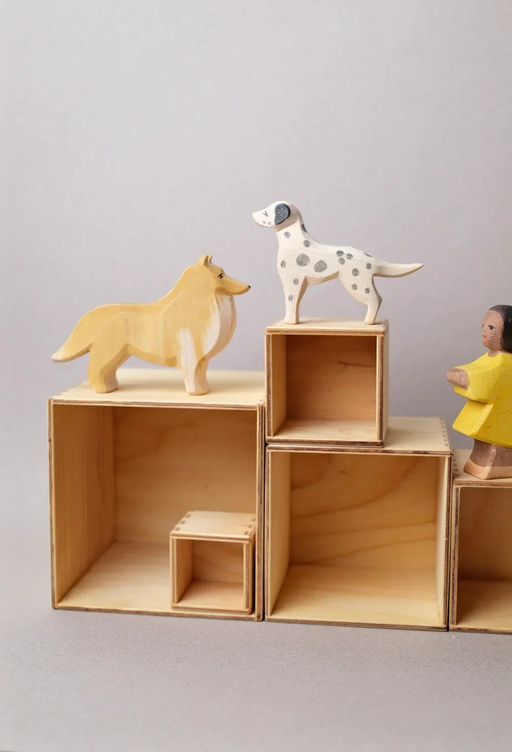 Set de boîtes en bois naturel – Grimm’s