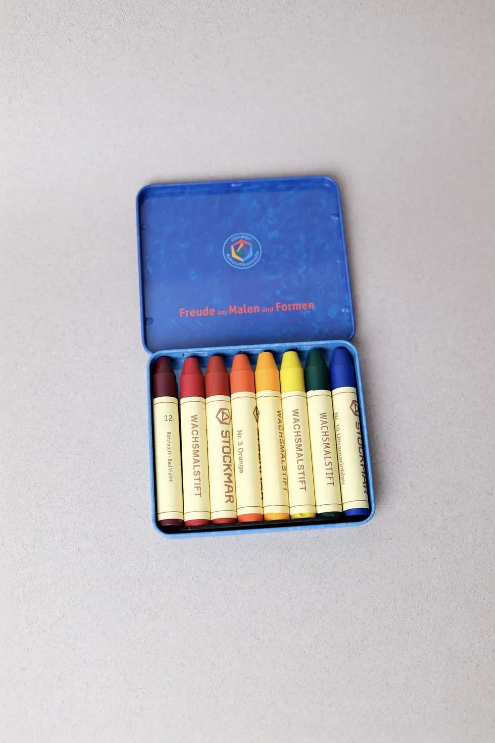 Crayons de Cire - Assortiment de 8 couleurs Waldorf - Stockmar
