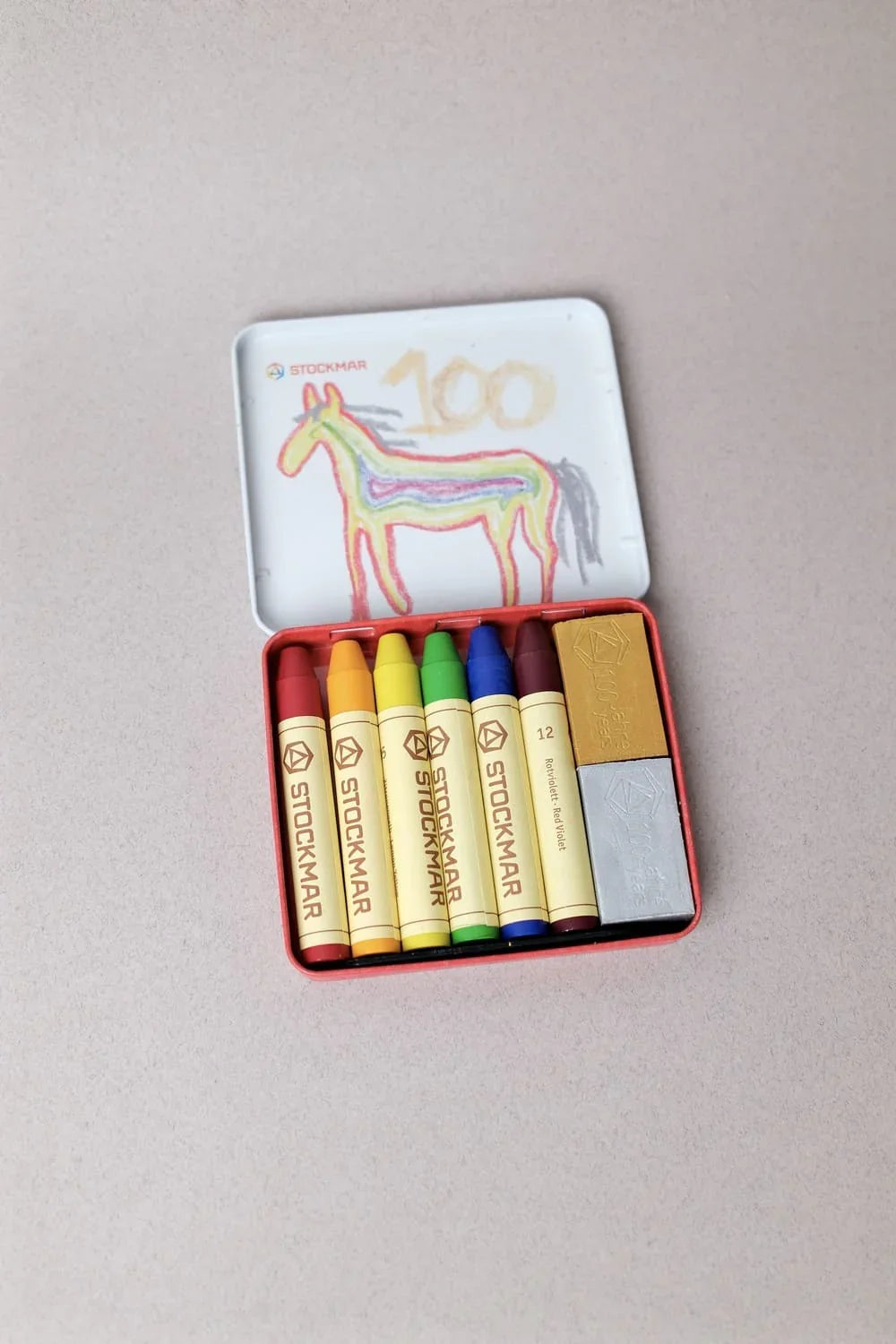 Crayons de Cire - Edition Arc en Ciel 100ème Anniversaire - Stockmar
