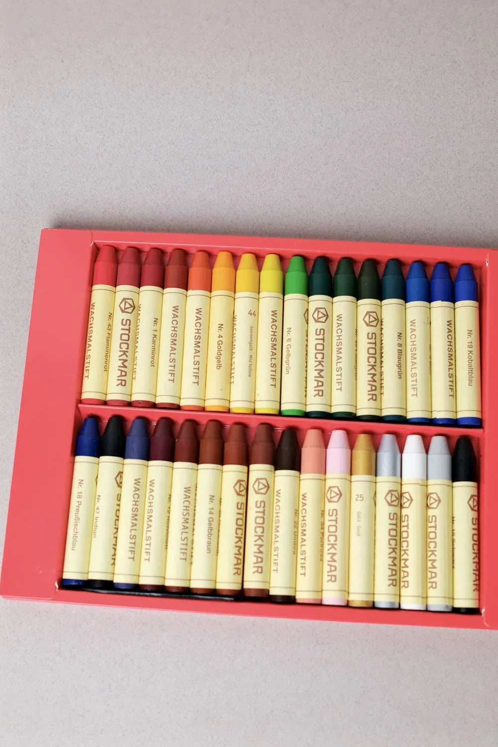 Crayons de Cire - 32 couleurs - Stockmar