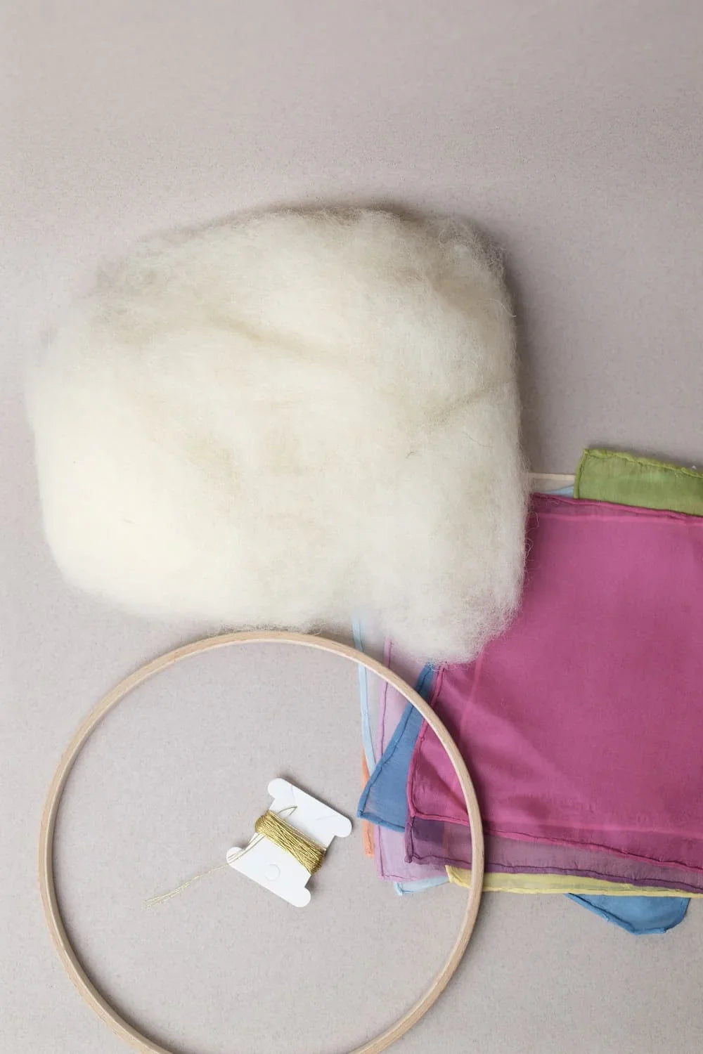 Kit mobile anges dansants en soie et laine - M. Art Makes Sense