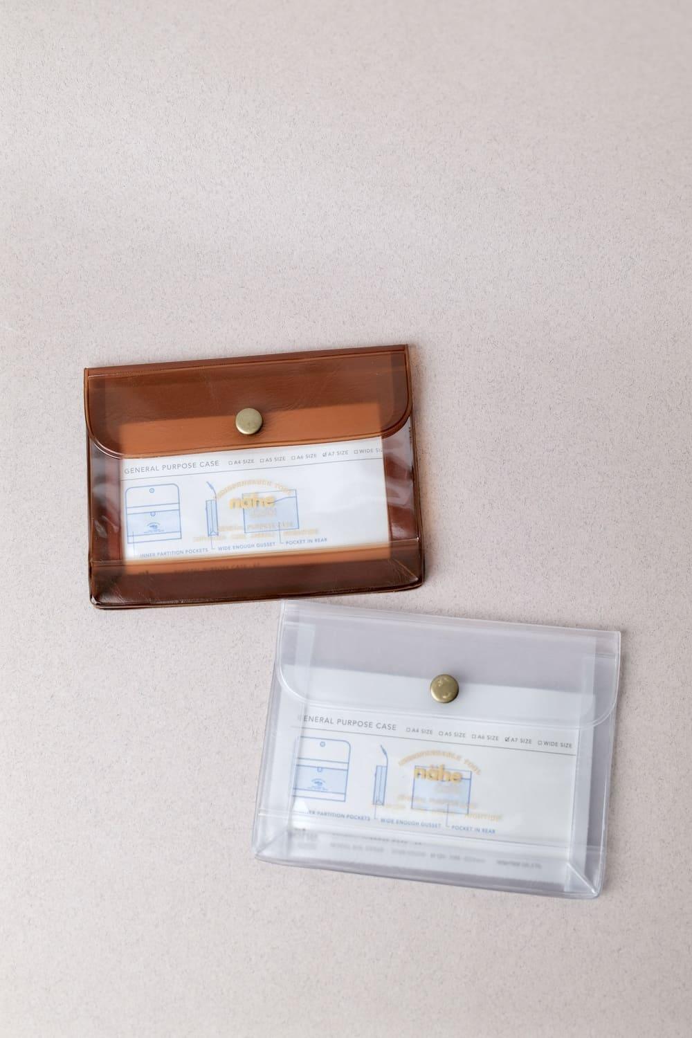 Général Purpose Case A7 - Clear &amp; Clear Brown - Nähe
