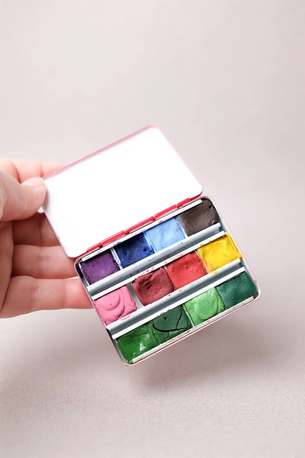 Petite palette aquarelle métal laqué à remplir - La Nouvelle Vague Couleur