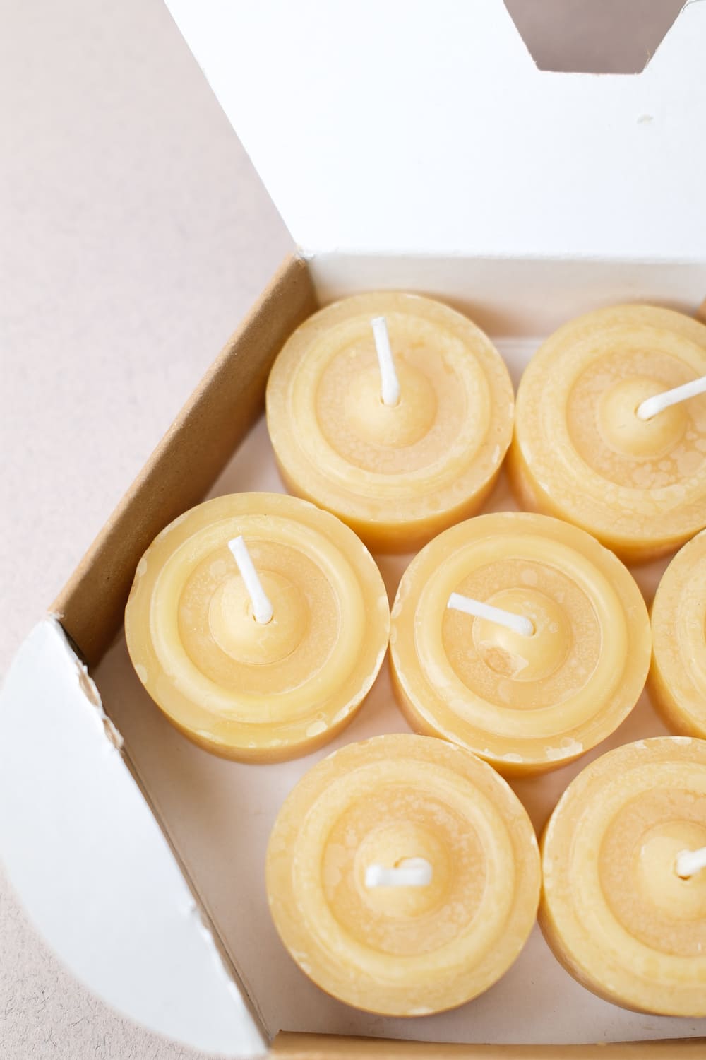7 Bougies Chauffe Plat / Veilleuse en 100 % cire d&