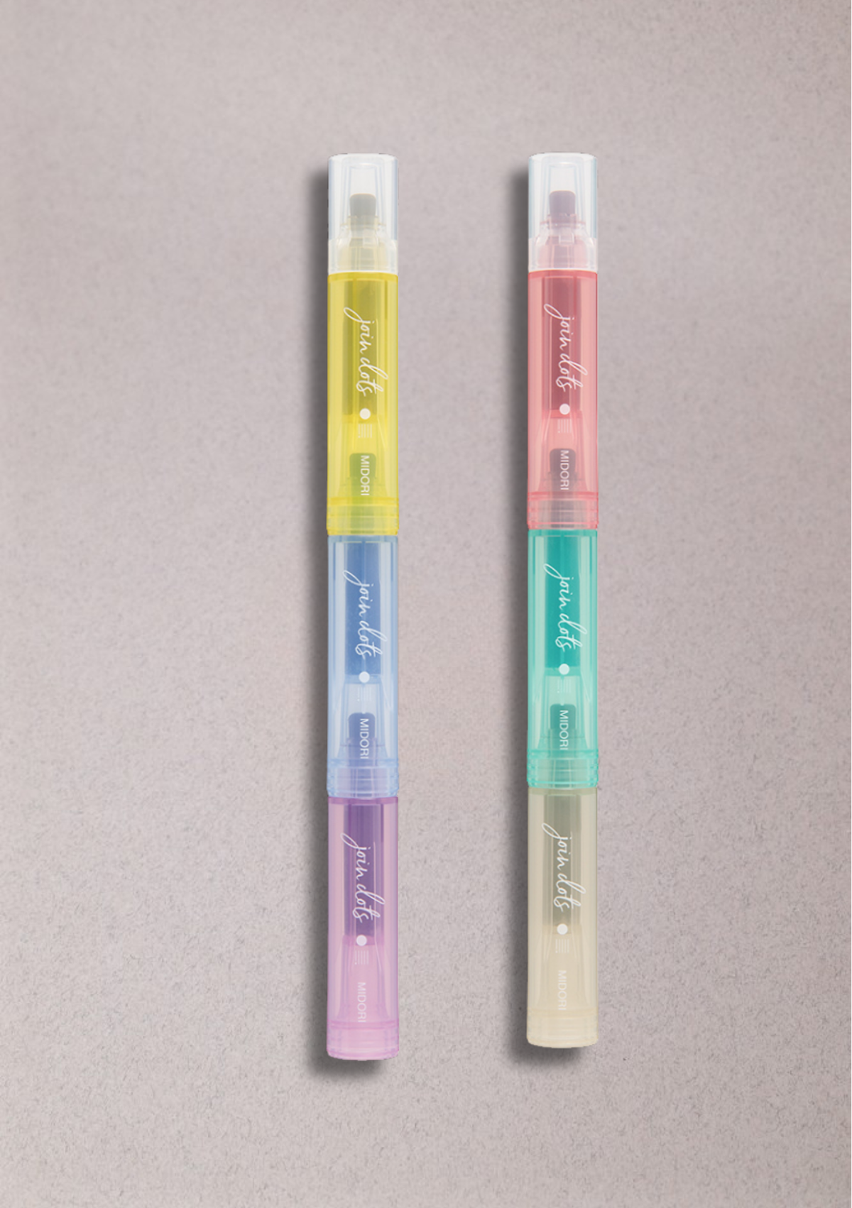 Feutres Empilables - 2 Mix de Couleurs - Midori