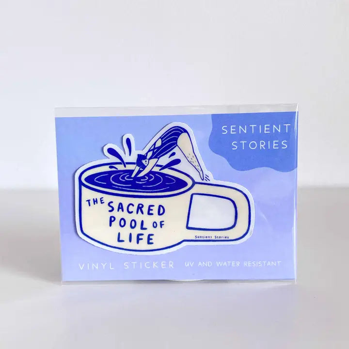 Autocollant Bassin Sacré en Vinyle - Sentient Stories