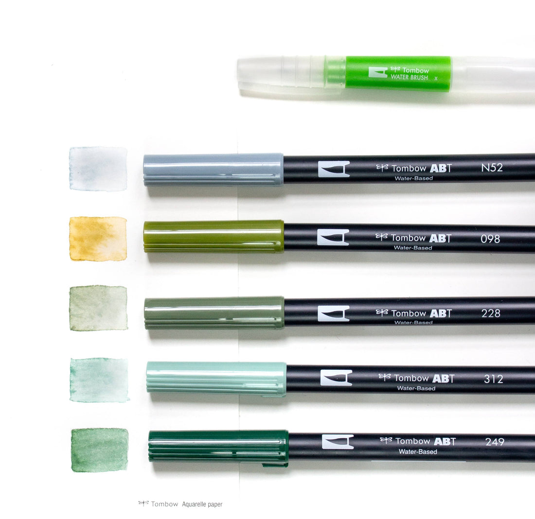 Set aquarelle Verdure